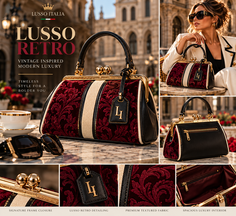 LUSSO RETRO vintage luxury fashion