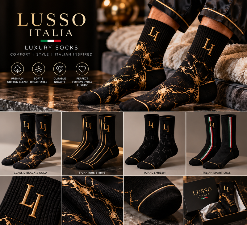 LUSSO ITALIA luxury socks
