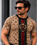 LUSSO ITALIA Heritage Monogram T-shirt male front