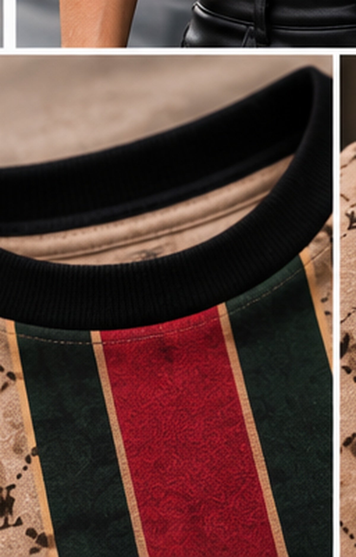 LUSSO ITALIA T-shirt collar detail
