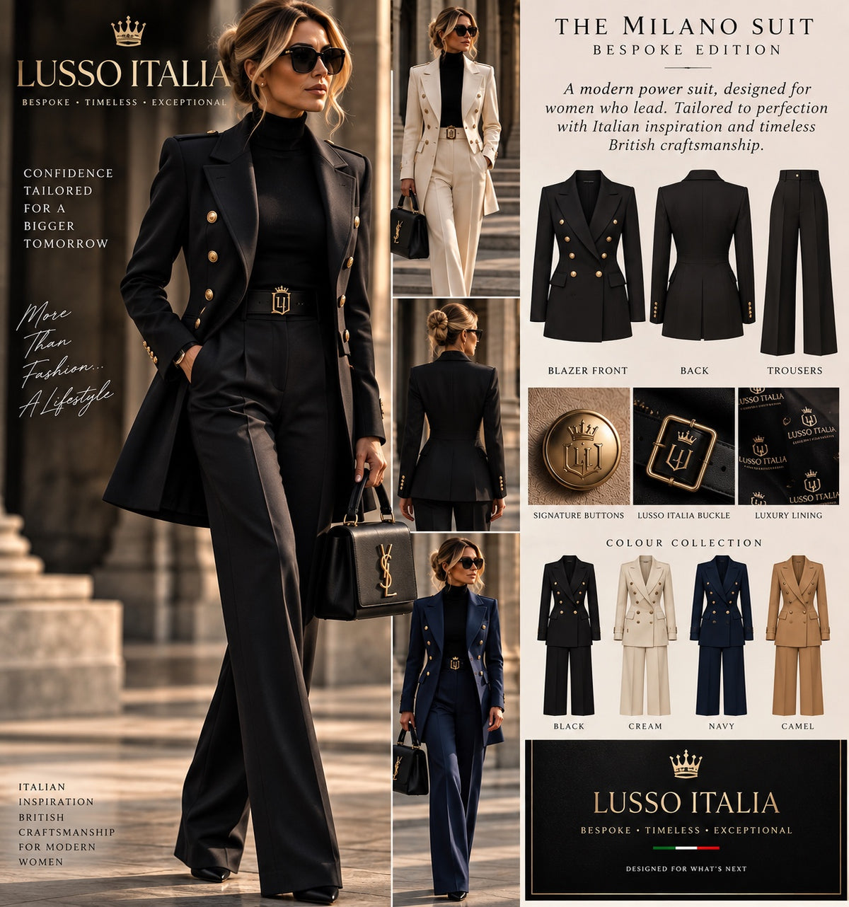 The Milano Suit — original design board
