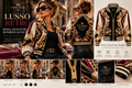LUSSO RETRO Roma Signature vintage-inspired bomber jacket luxury campaign