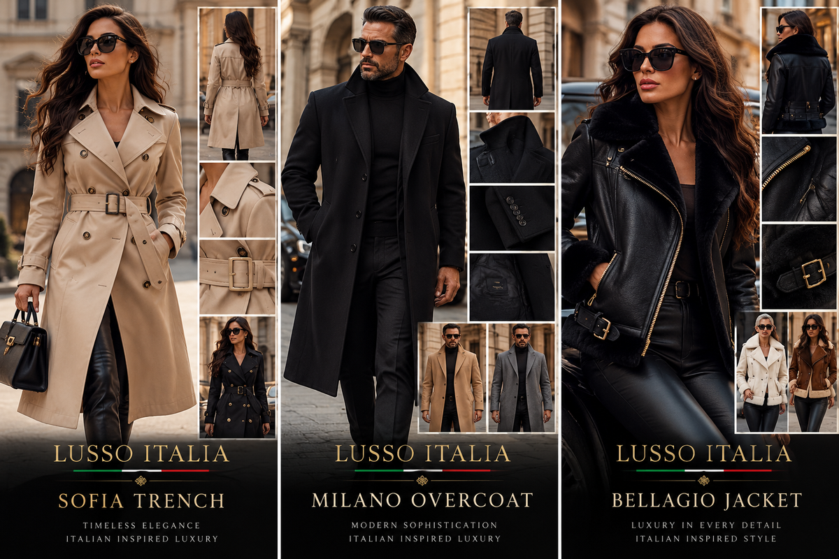 LUSSO ITALIA Bellagio Jacket luxury fashion editorial