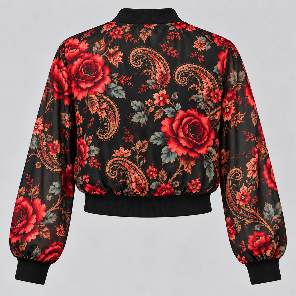 Midnight Floral H30 concept mockup, back view