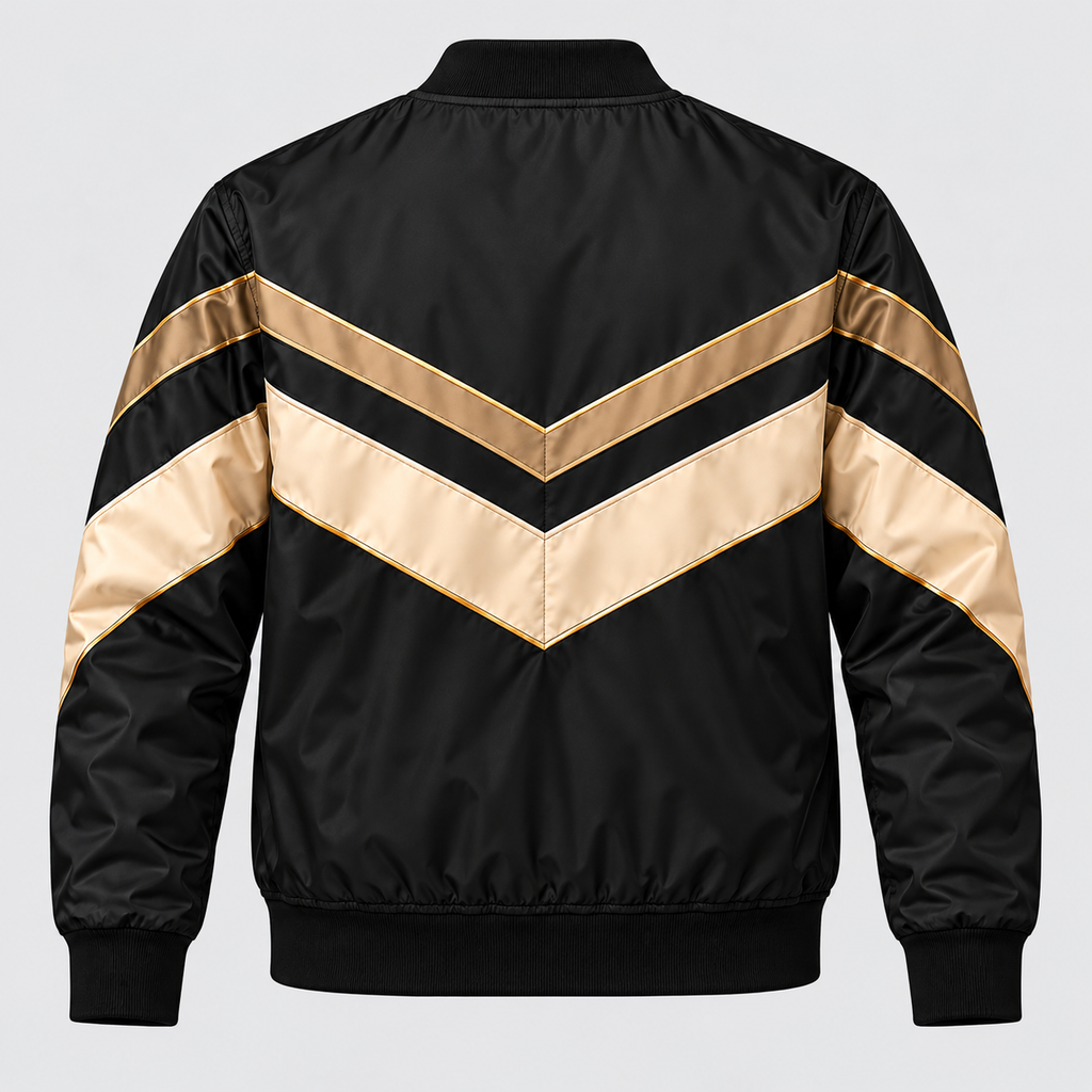 Sport Luxe bomber concept mockup, back
