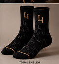LUSSO ITALIA Tonal LI Emblem socks